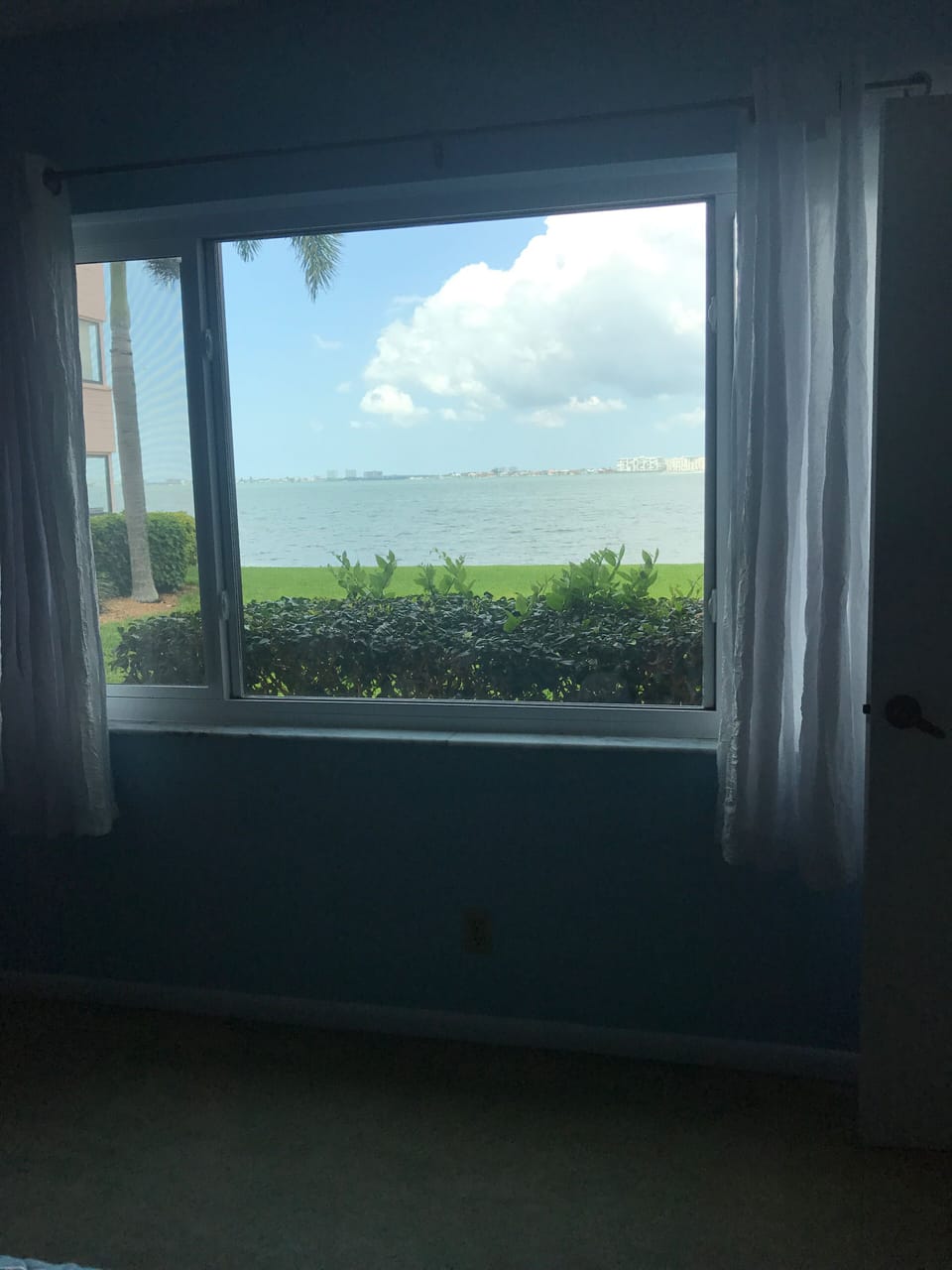 View from master bedroom 