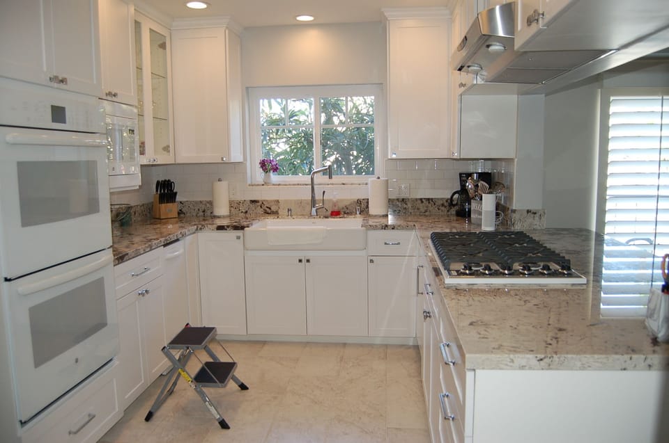New gourmet kitchen: Farmhouse sink, double oven,dishwasher, microwave