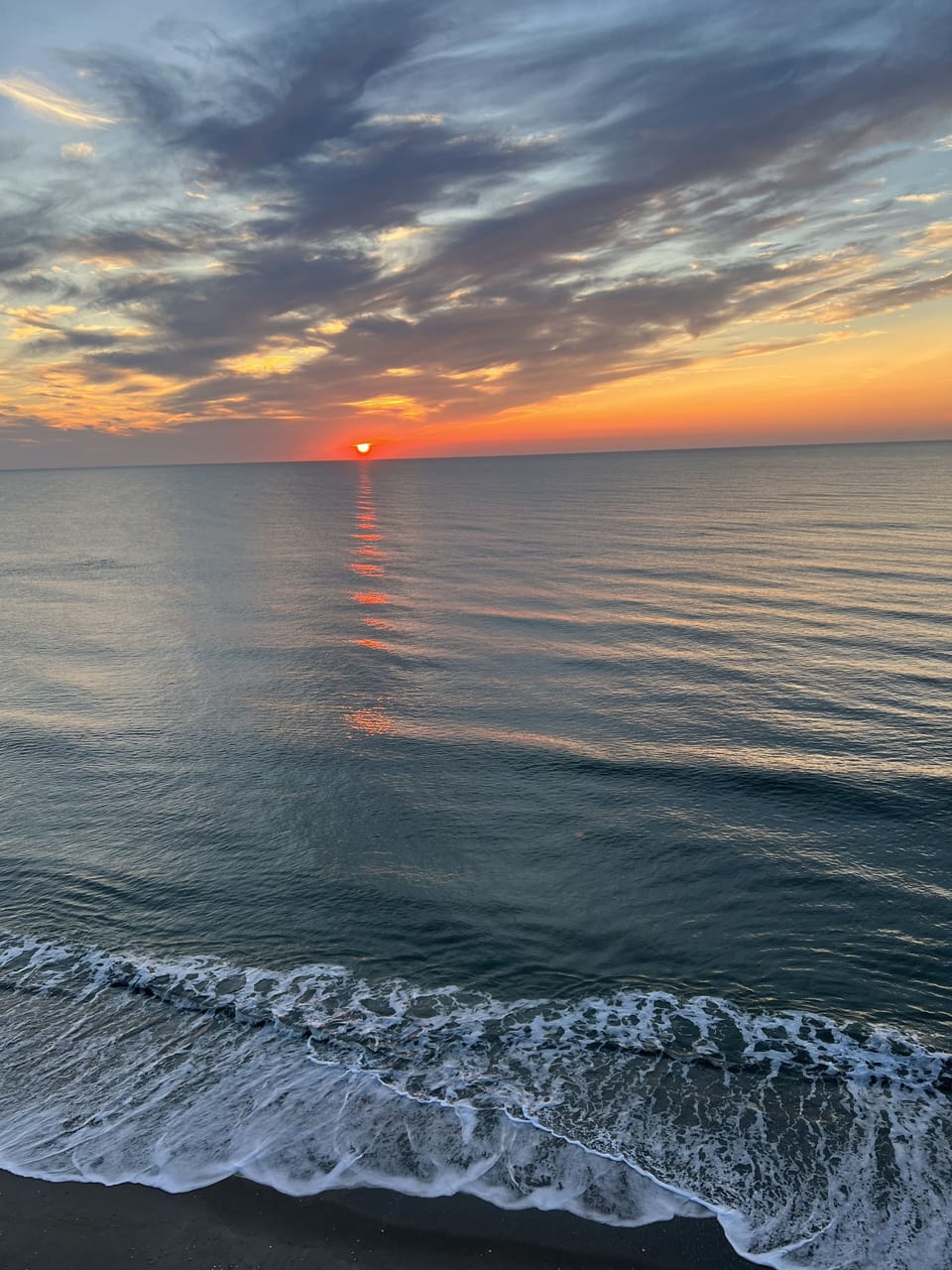 Sunrise from the balcony!