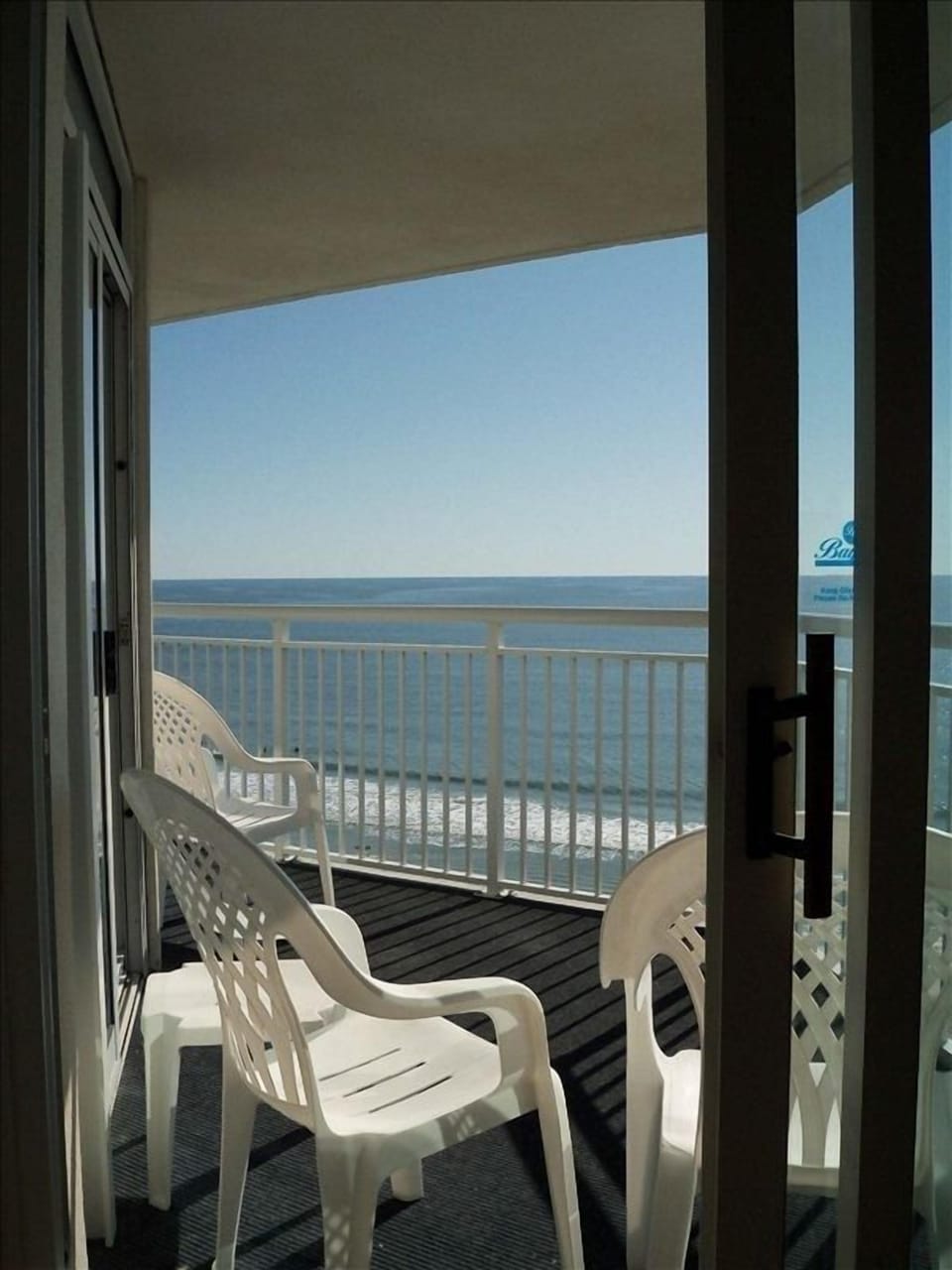 Ocean view and walkout from Master bedroom.