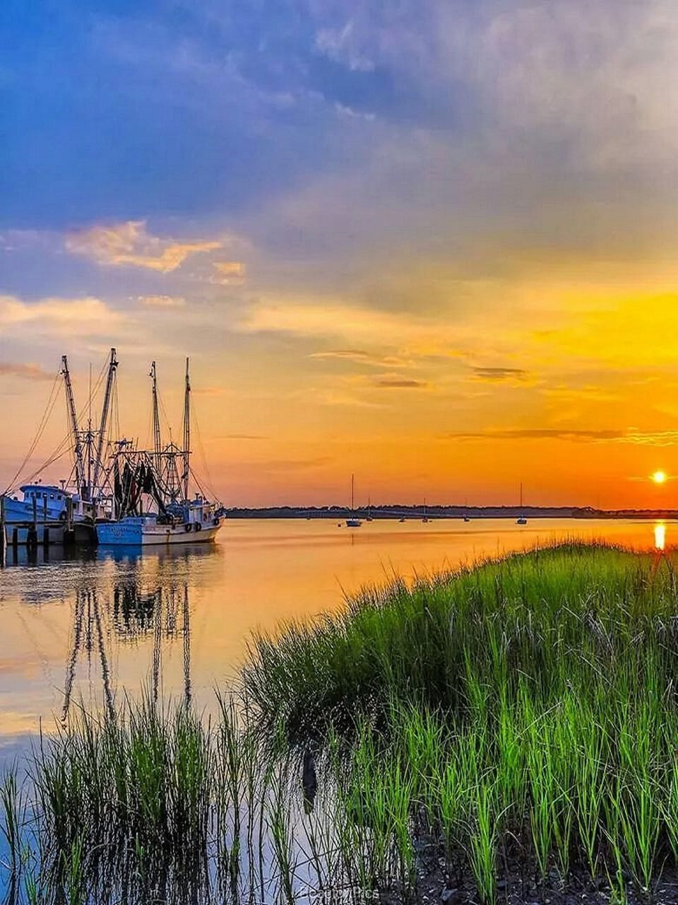 beautiful picture of the Marsh on HHI
