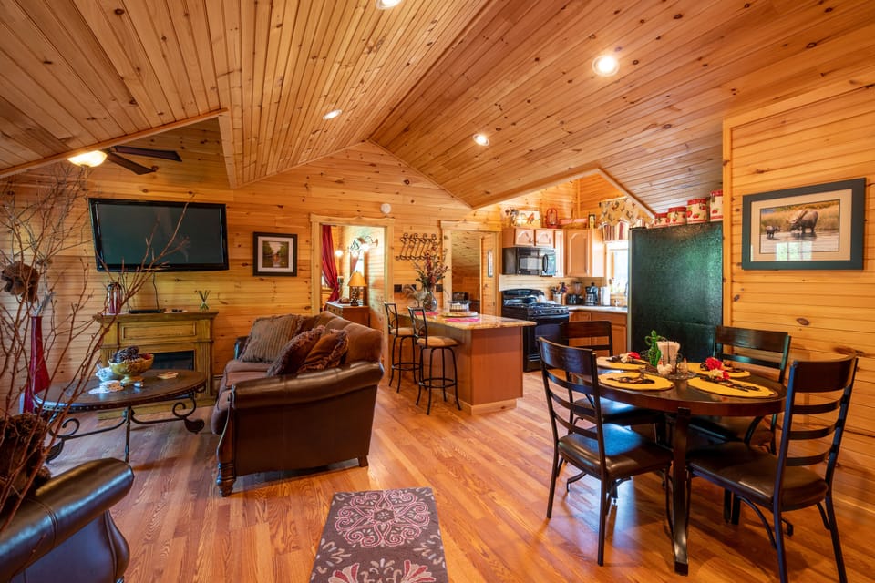 Living Room with French doors to balcony 