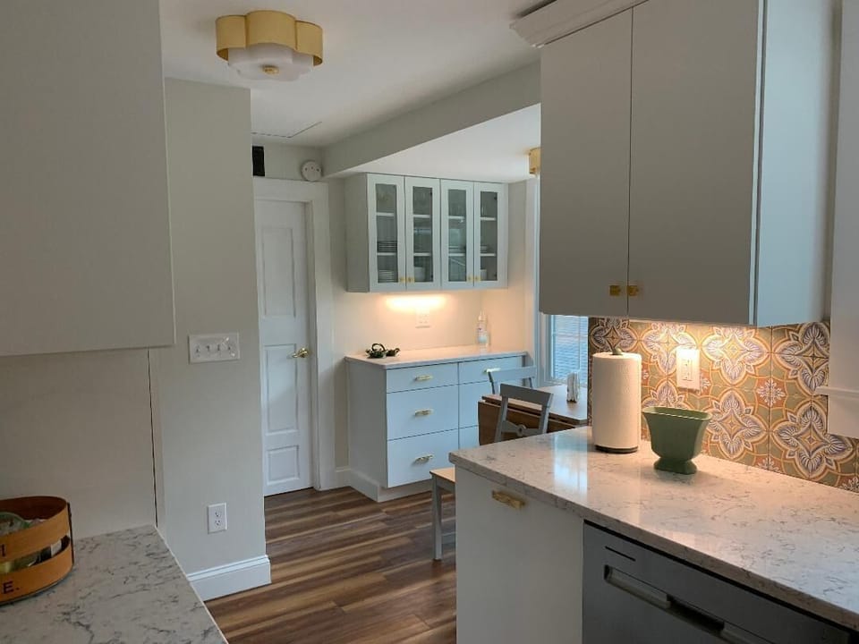 Dining nook in the kitchen
