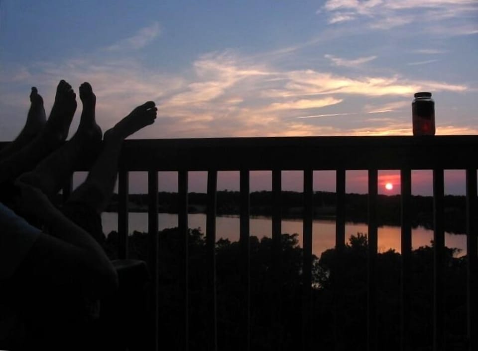 Kick back and relax on Surfdancer's deck at the end of the day!