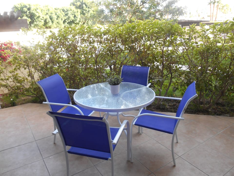Nice outdoor patio- direct access to unit.