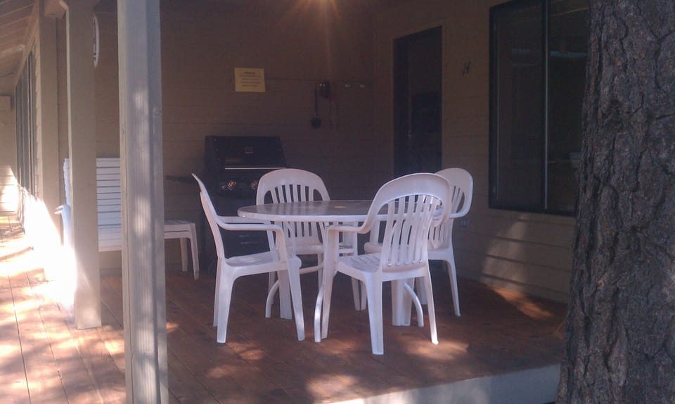 Outside eating area