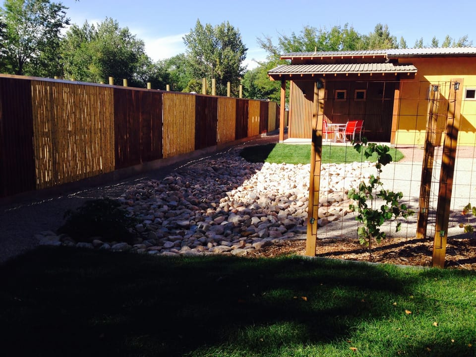 View of the Wingate private patio