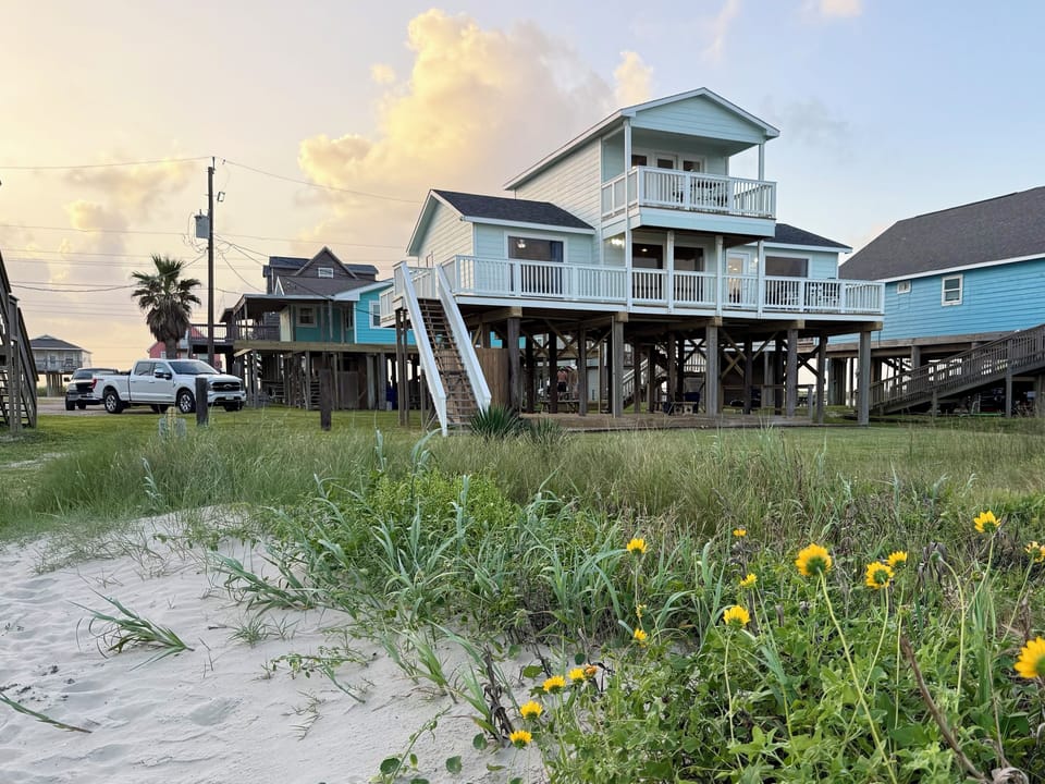 View from your private beach path