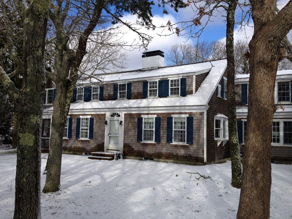 Outside view in winter time