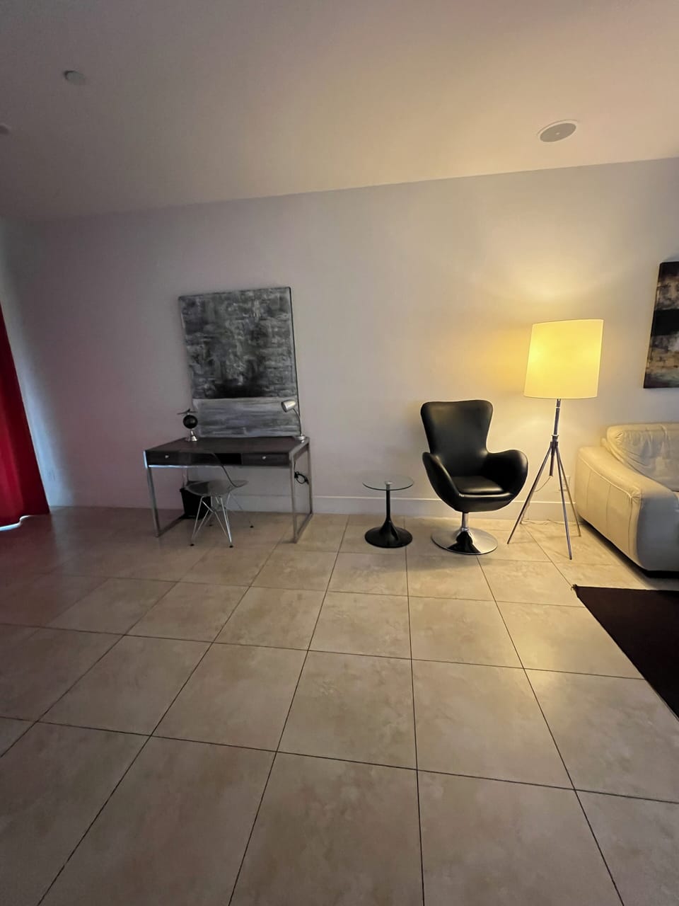 Living room / work area