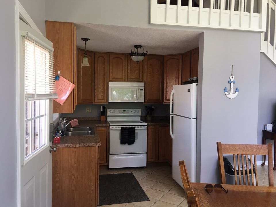 Fully stocked kitchen