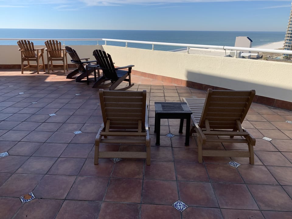 large private deck with expansive view