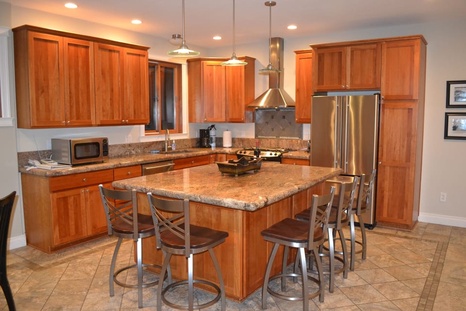 Large kitchen island
