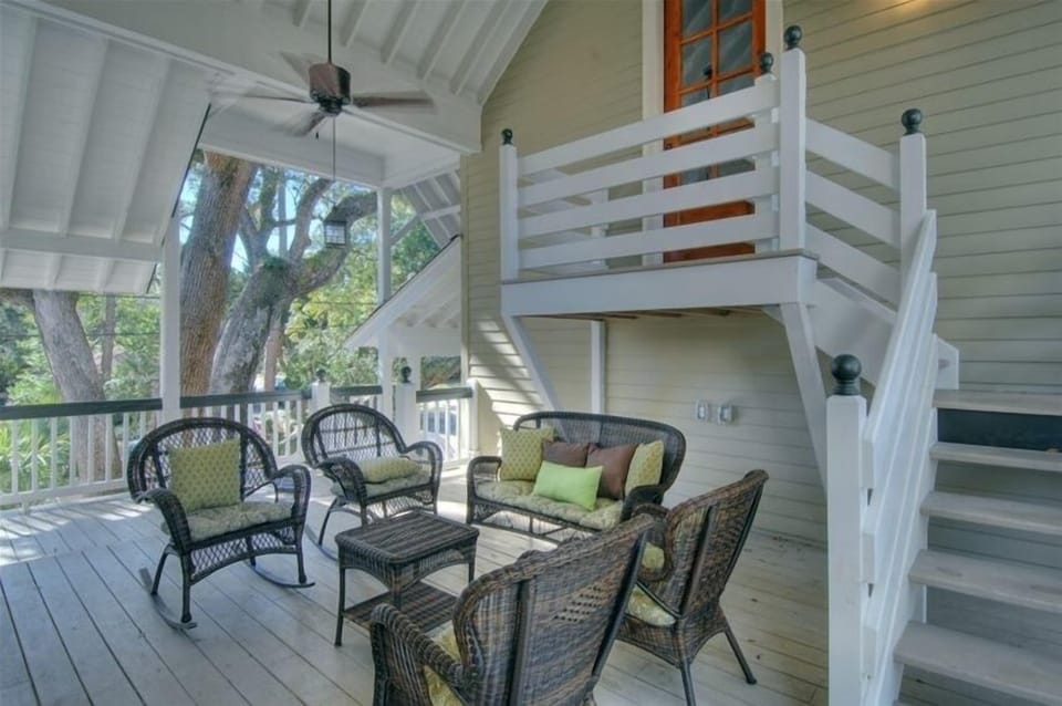 Covered Outdoor Great Room Connecting Main House to Bunk House
