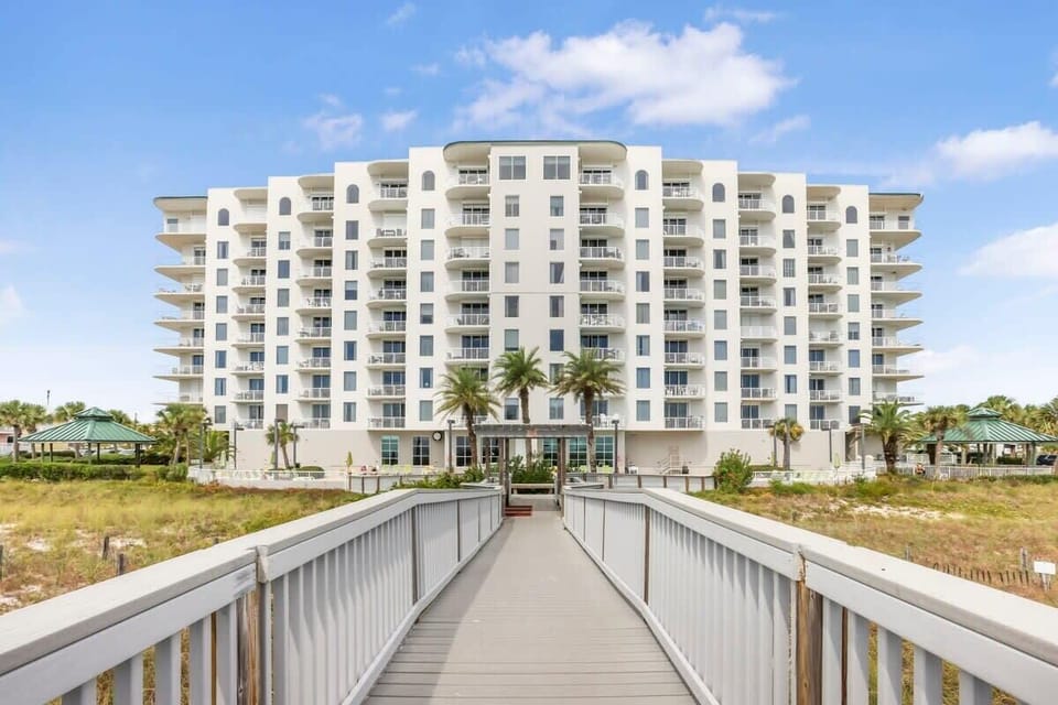 Spanish Key exterior, beach-side.