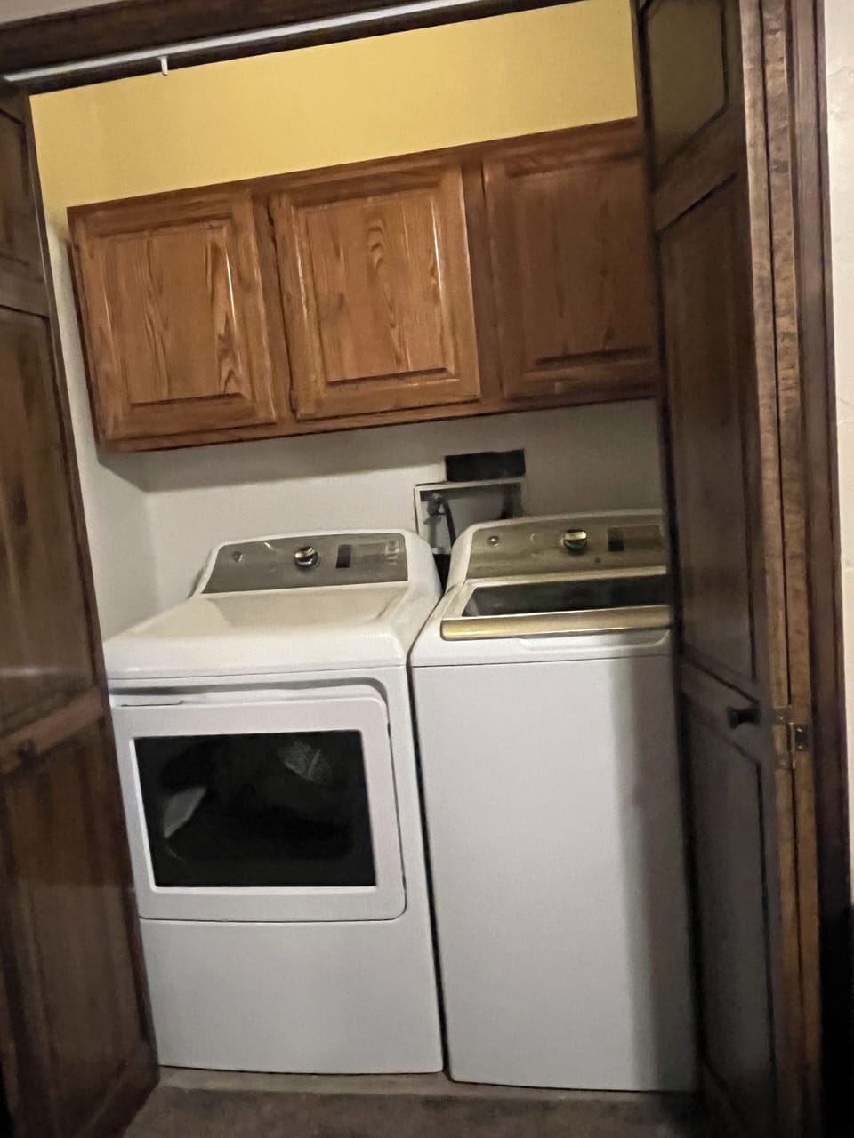 Full washer and dryer