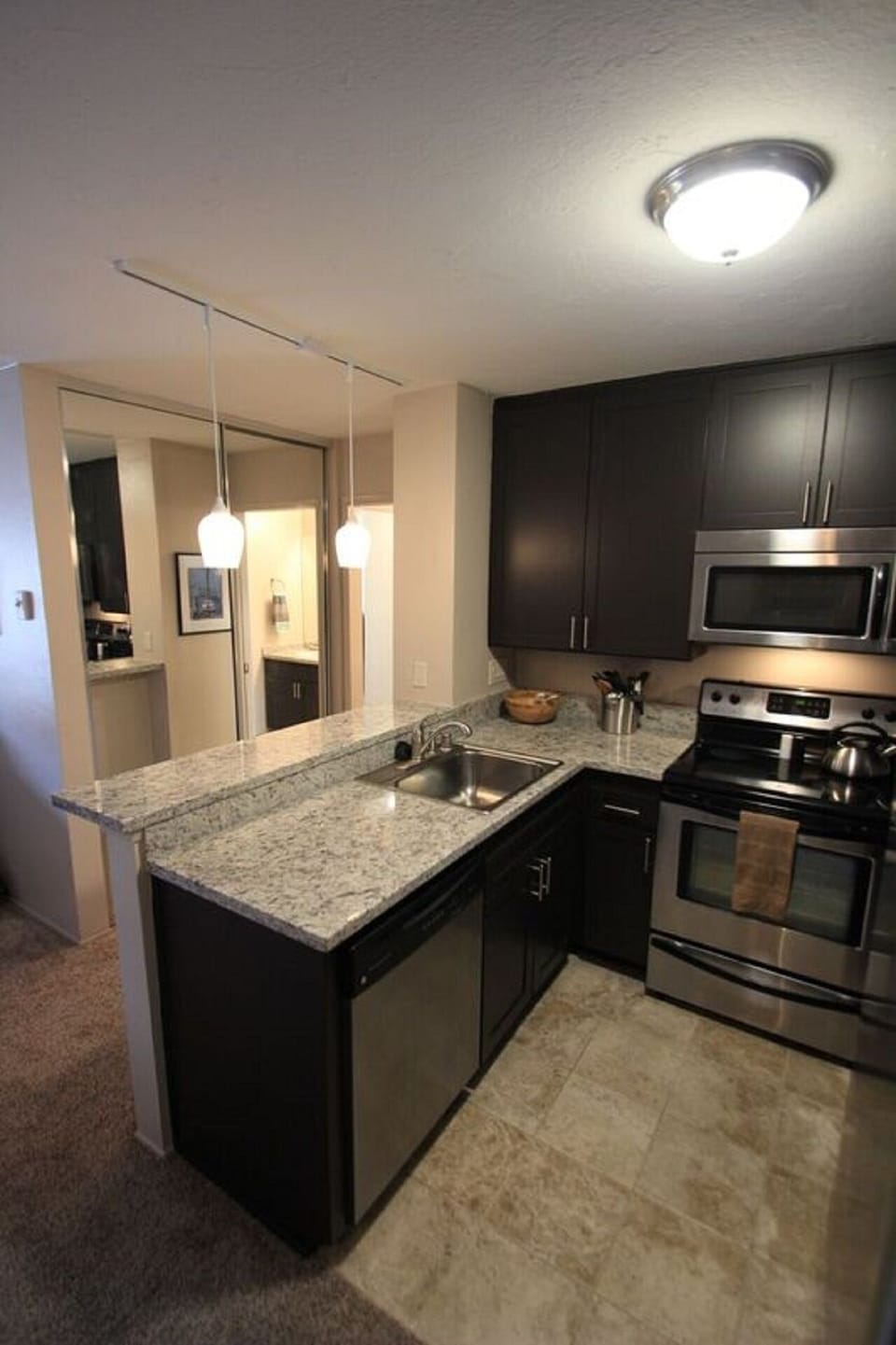 Sink and Bar Area