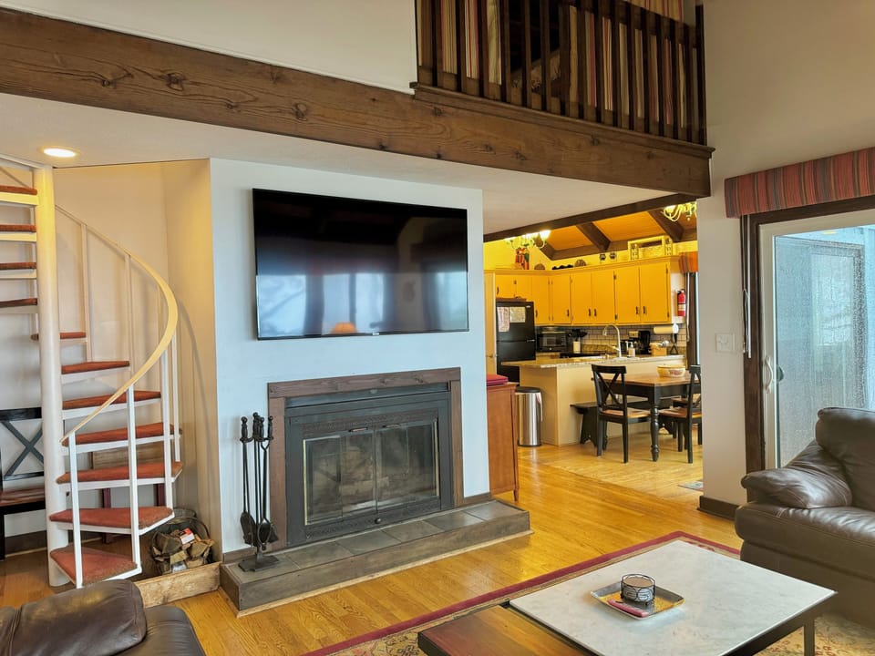 Enjoy a movie and cosy fire in the evenings!