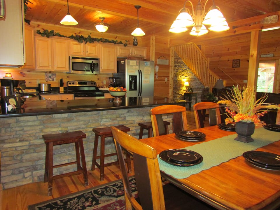 Dining and Kitchen area