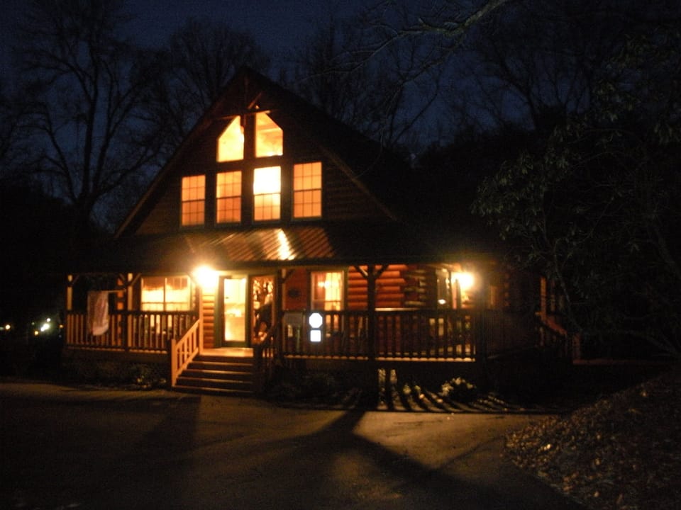 All lit up
