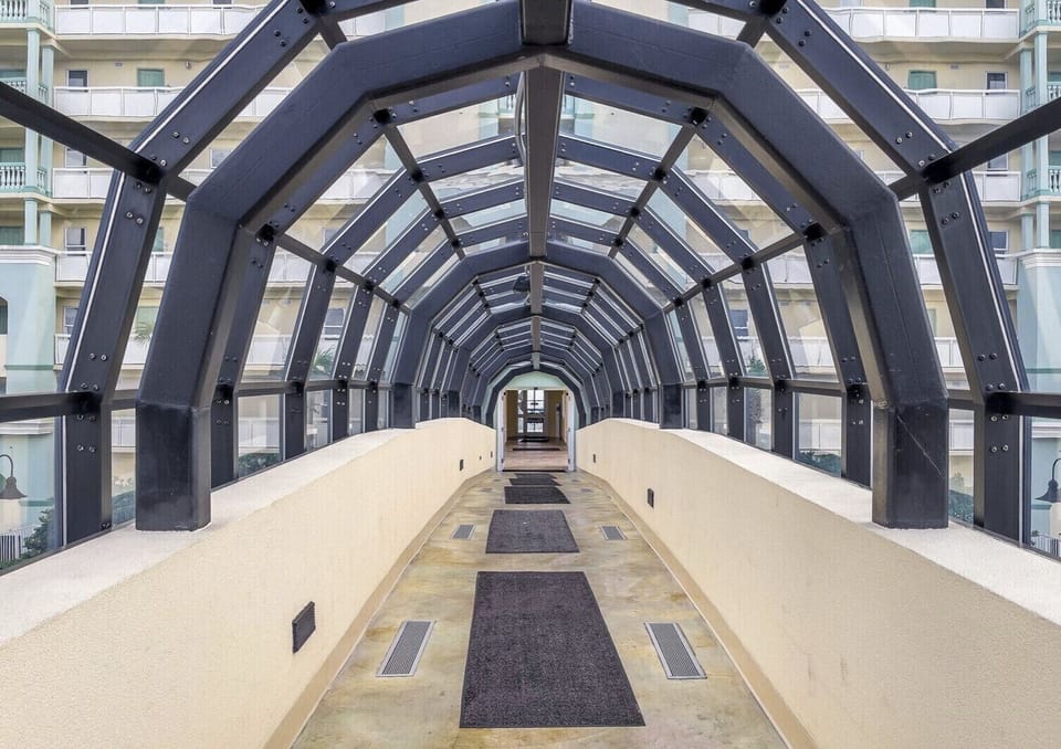 As soon as you cross walkway, unit is to the left, no waiting for elevators 