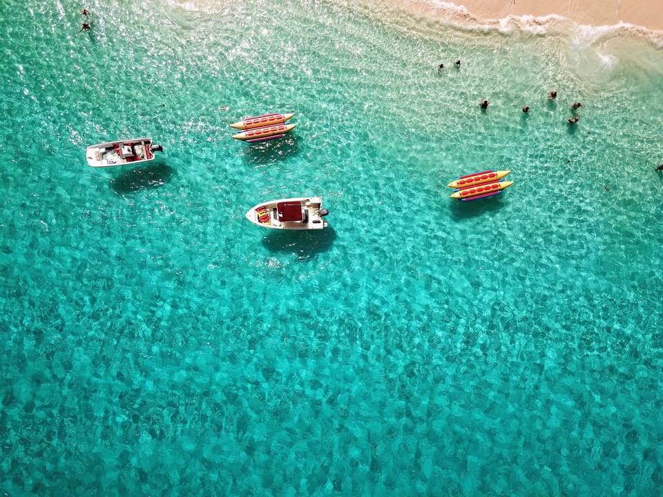 banana boat rides, parasailing, and jet ski rentals are by front door