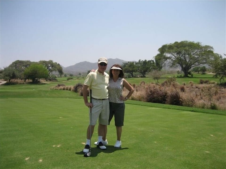 Playing at the Vista Vallarta Golf Course