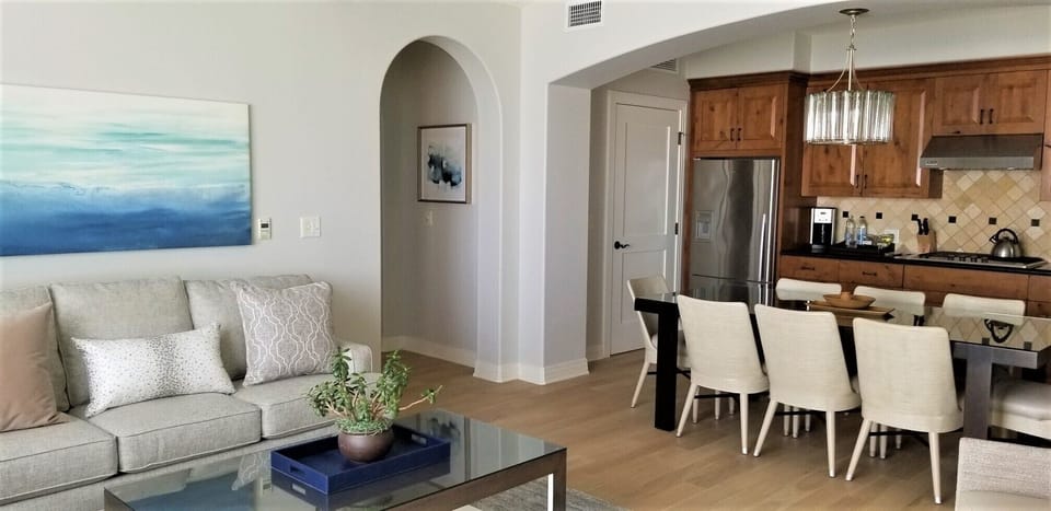 Open floor plan invites entertaining and gathering.