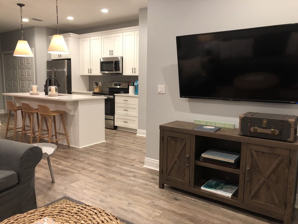 Family Room with 54" TV
