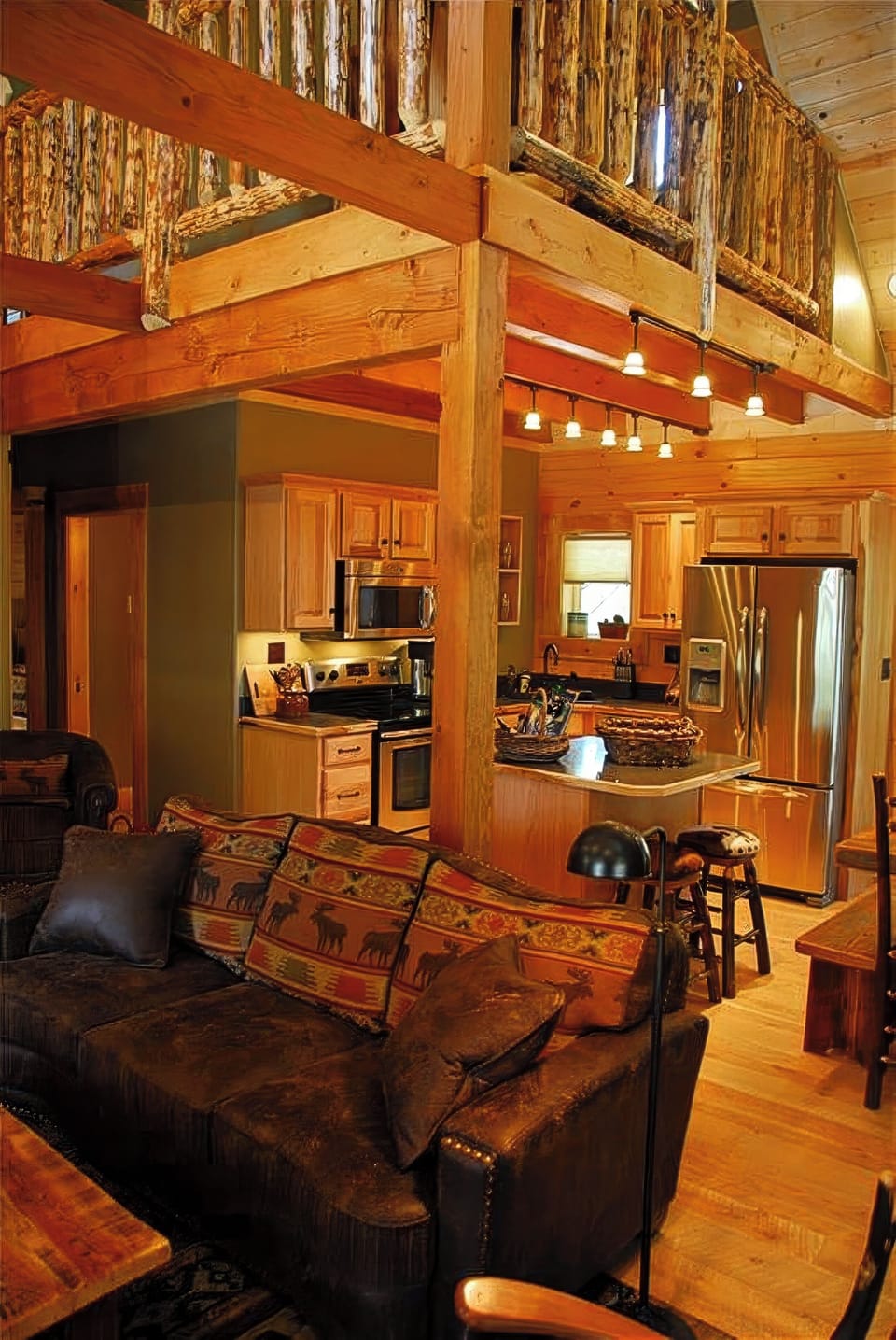 Living Room with view of Balcony