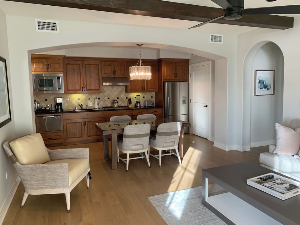 Spacious open floor plan with kitchen dining and great room