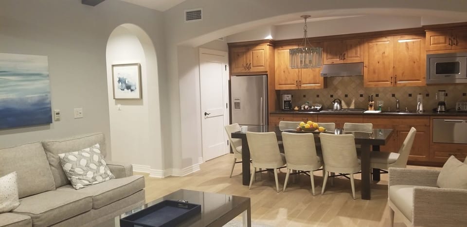 Spacious open floor plan with kitchen dining and great room