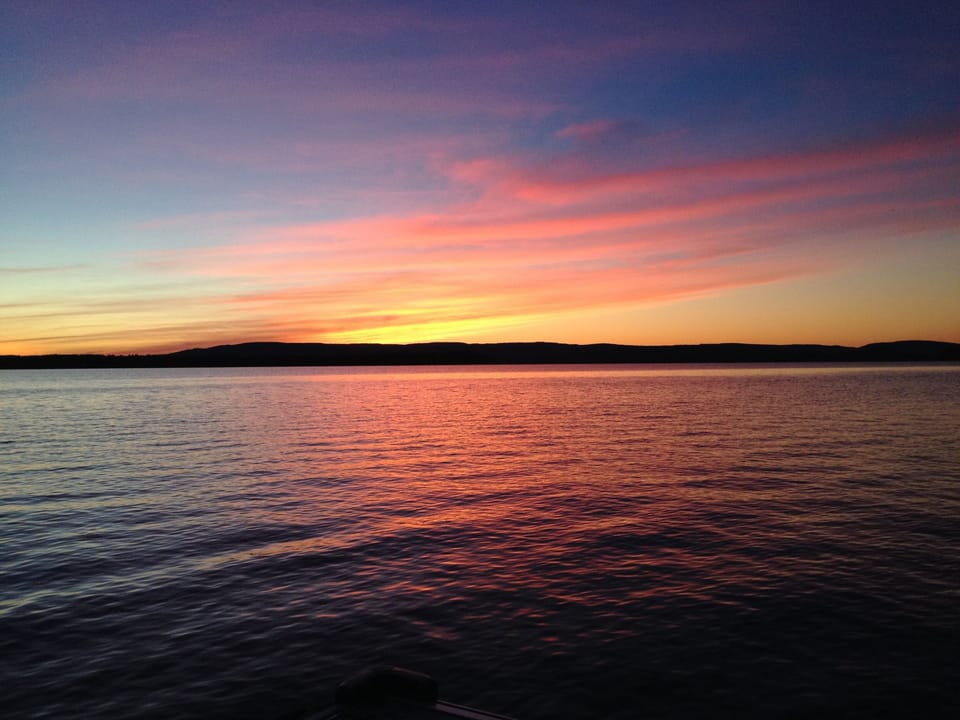 View from the dock