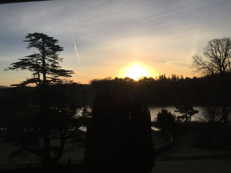 Dawn Sun Setting over Lough Corrib