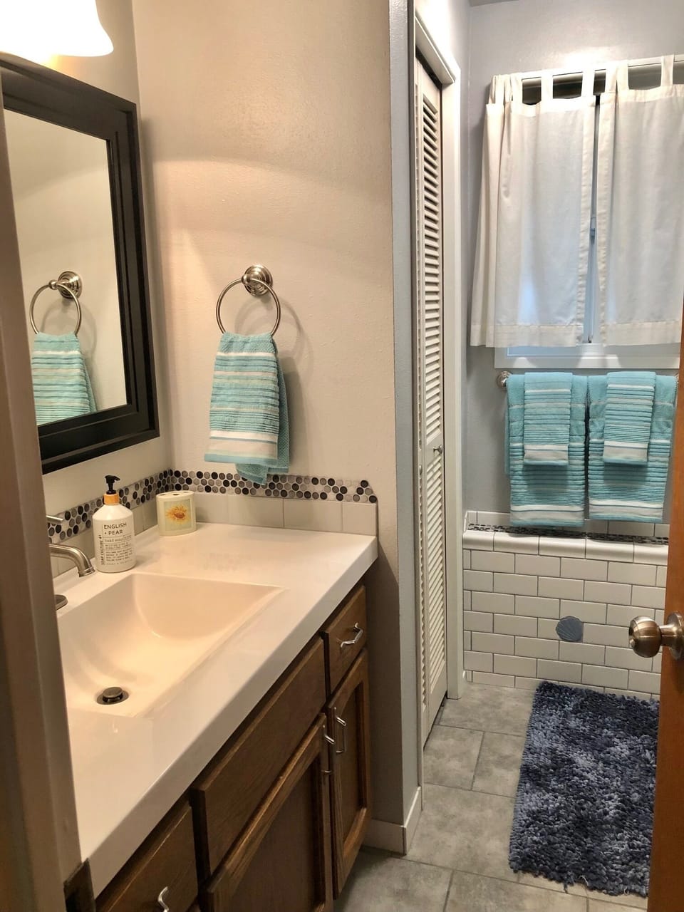 Lower bathroom (with shower). 