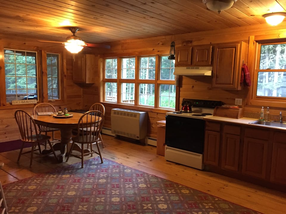 Dining and kitchen area