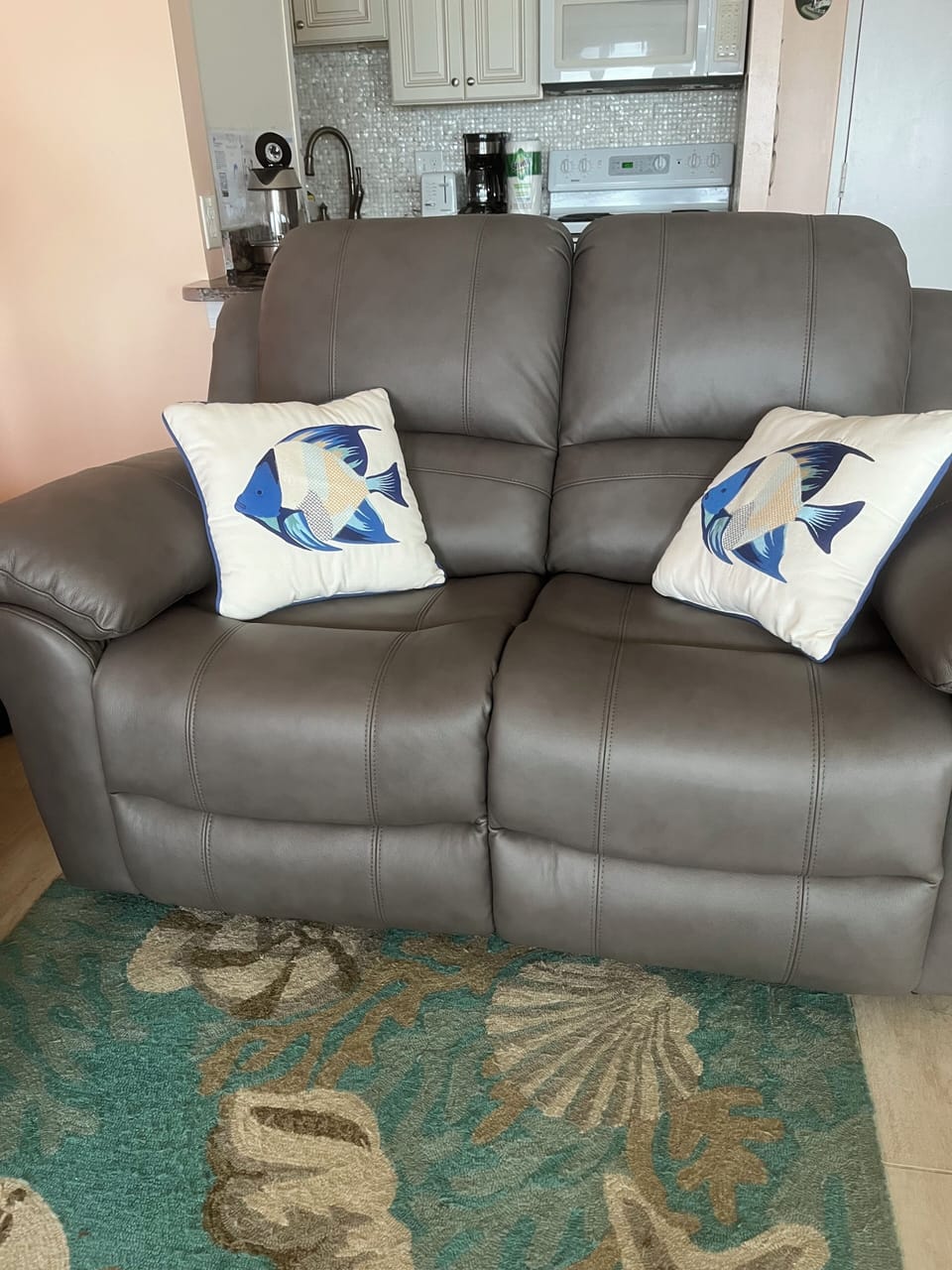 Brand new reclining love seat