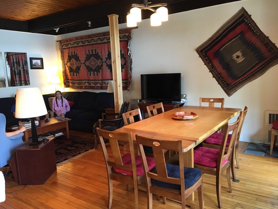 Upstairs living/dining room