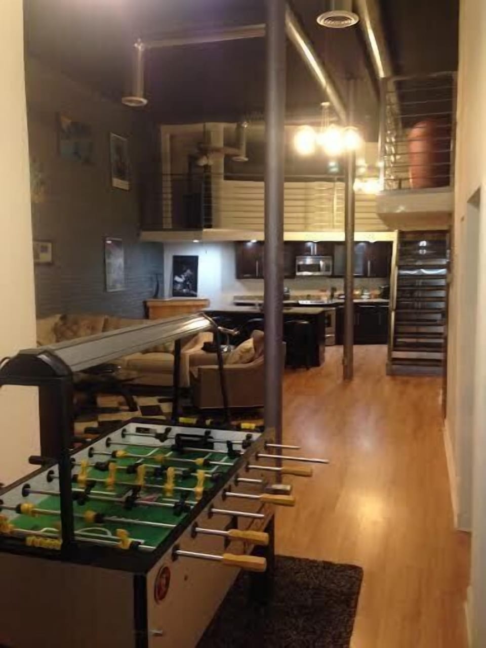 view from game area
