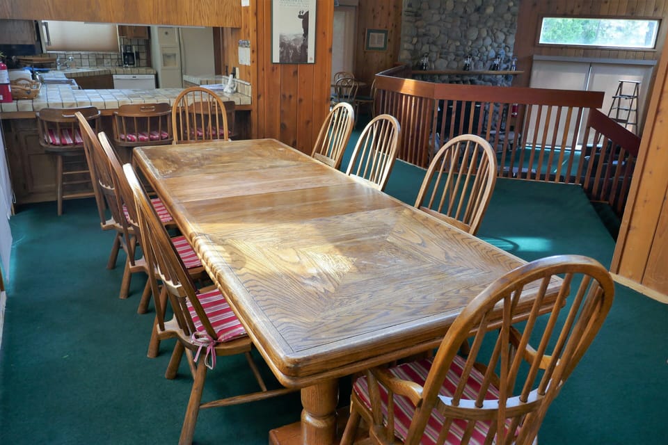 Wonderful, large dining room.