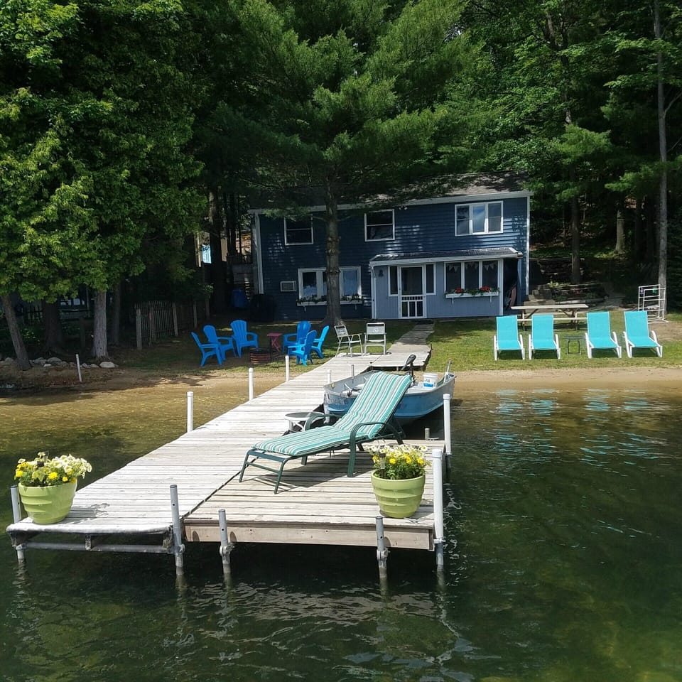 Lake side of the cottage