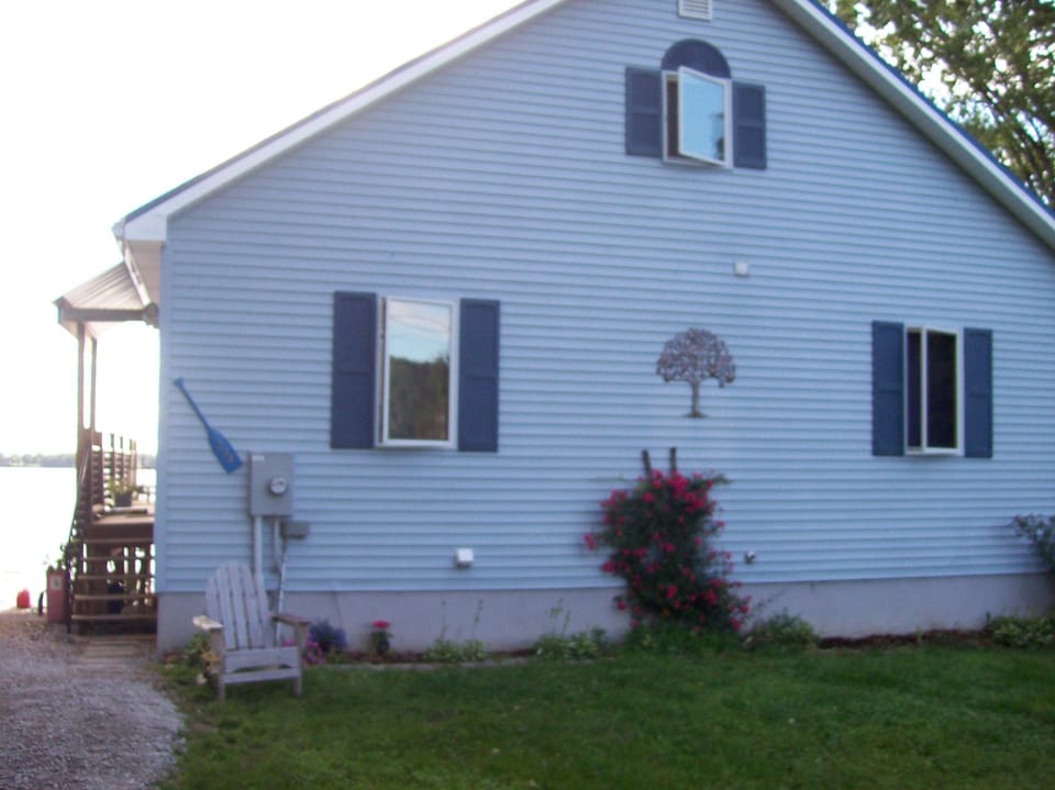 Exterior facing the road