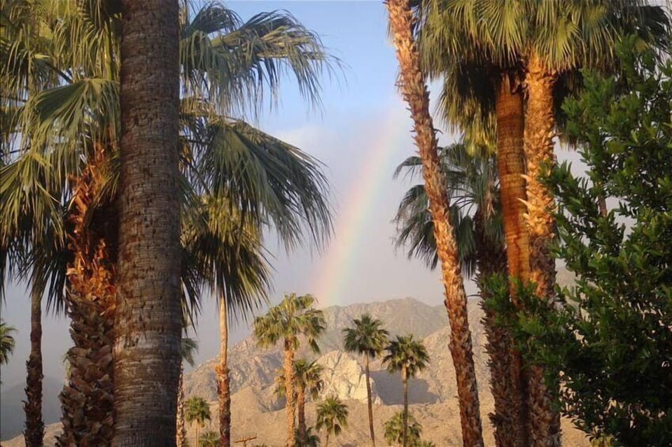 rainbow view at condo