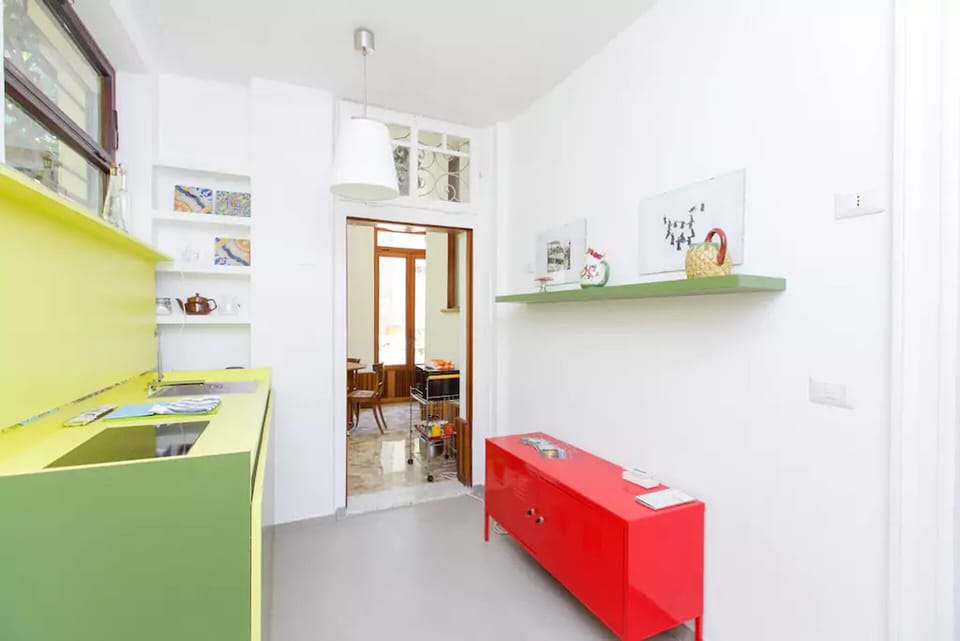 minikitchen and the veranda