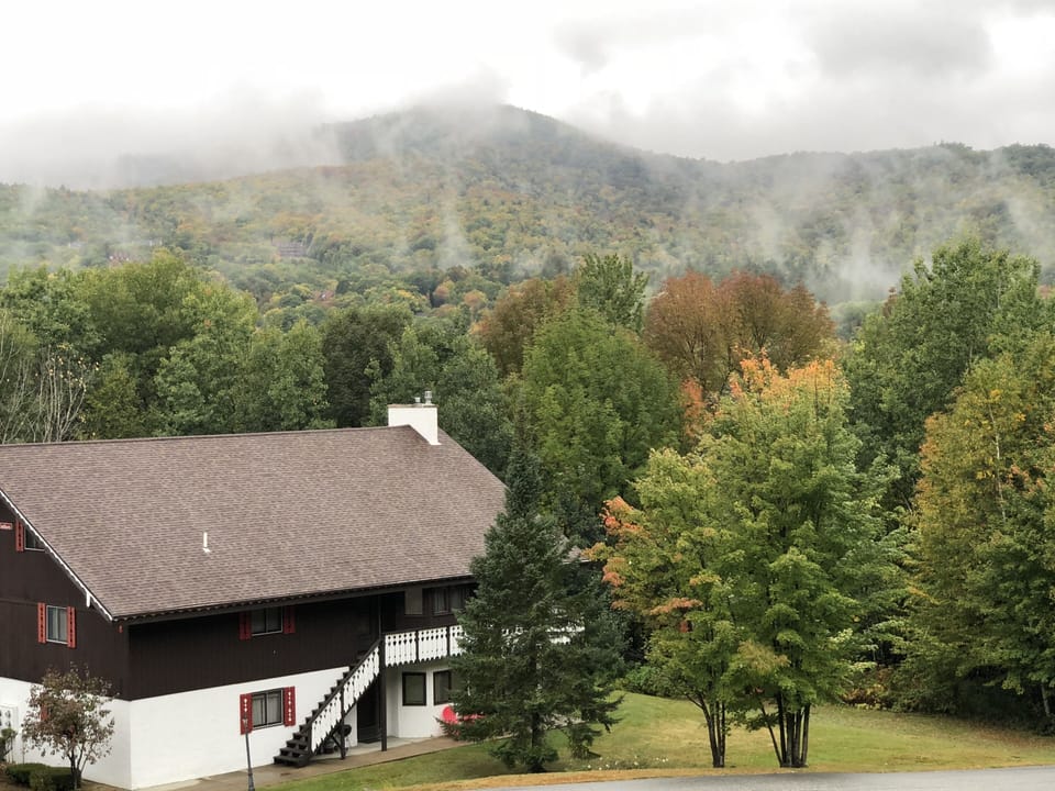 Mountain views.