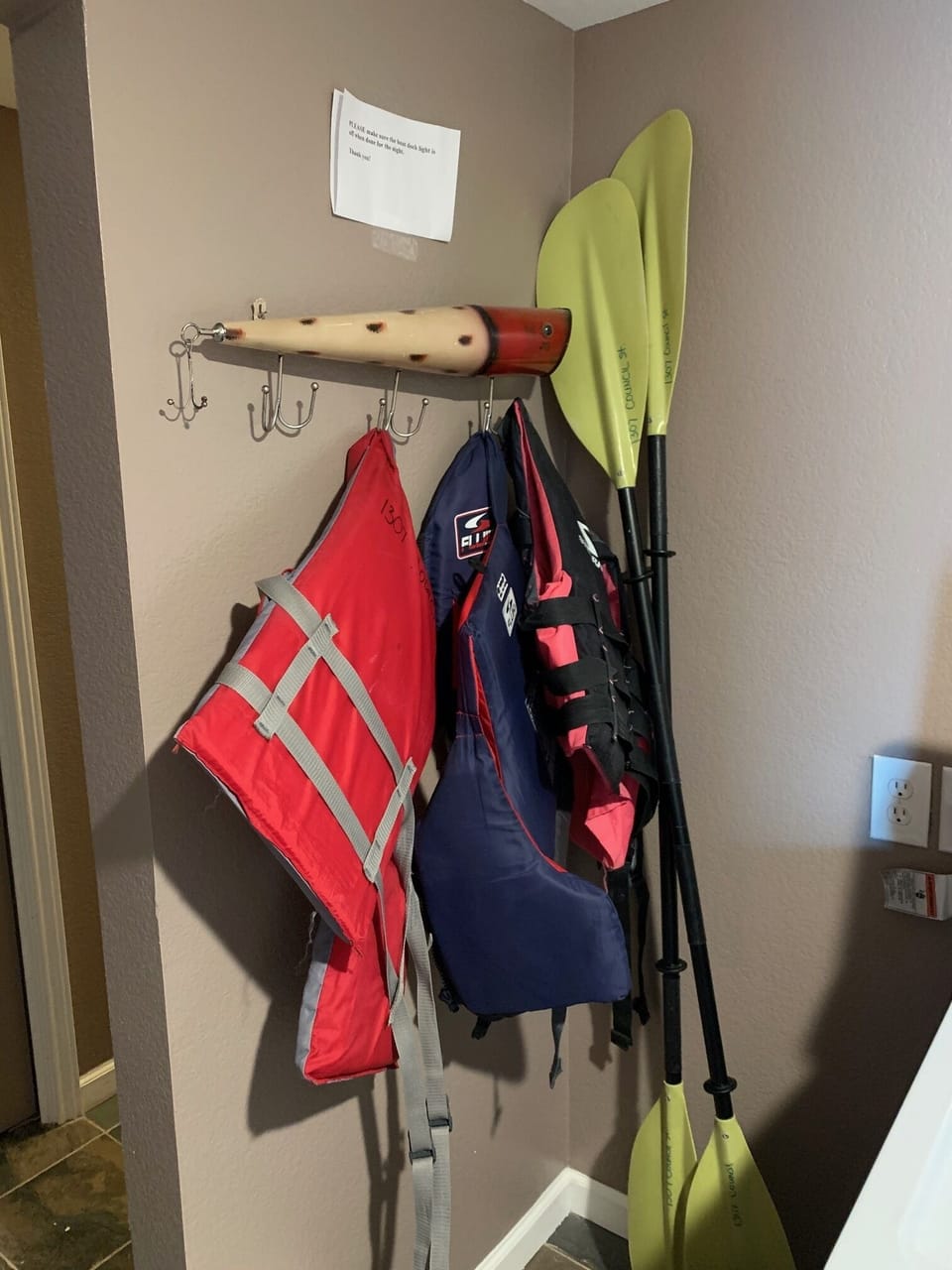 We've got a few lifejackets for you to use too