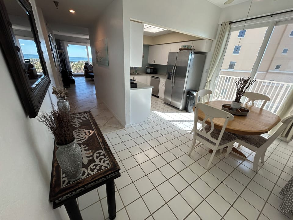 View from front door. Tile floors throughout.