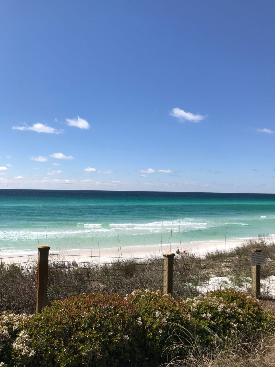 View from our balcony 