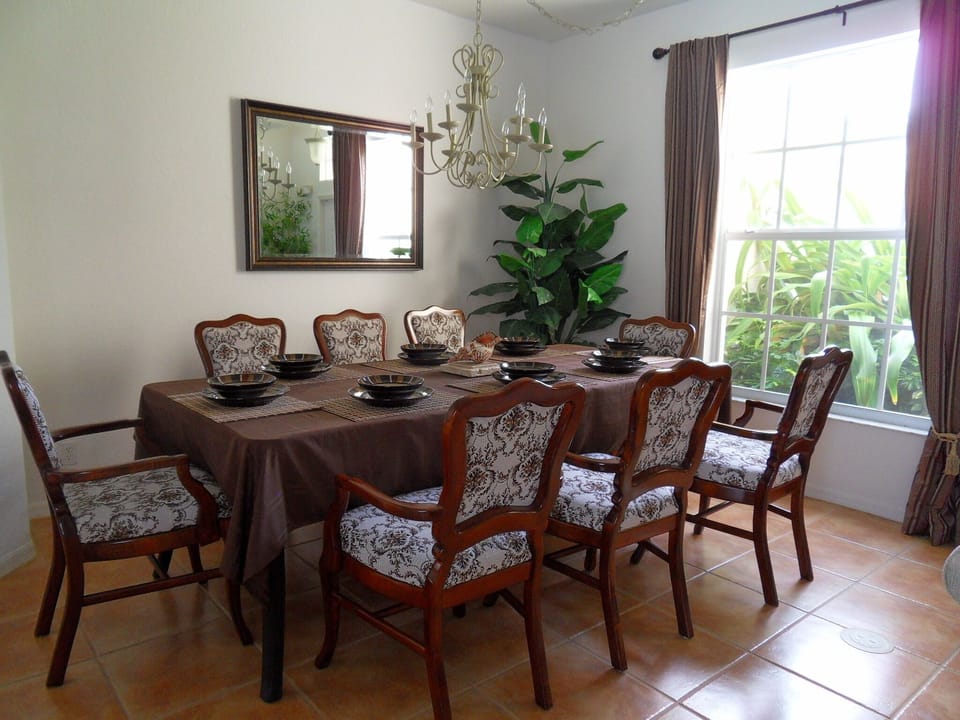 Formal dining area
