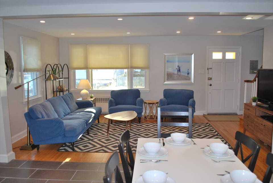 Living room with all new furnishings